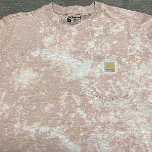 Bleached carhartt shirt XL